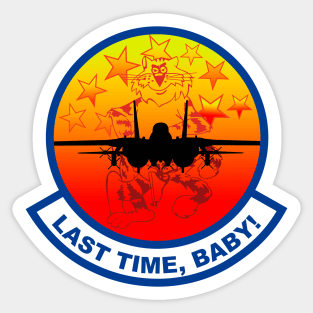 Grumman F-14 Tomcat - Last Time, Baby Sticker